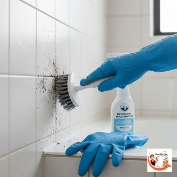 การกำจัดราดำที่ร่องยาแนว